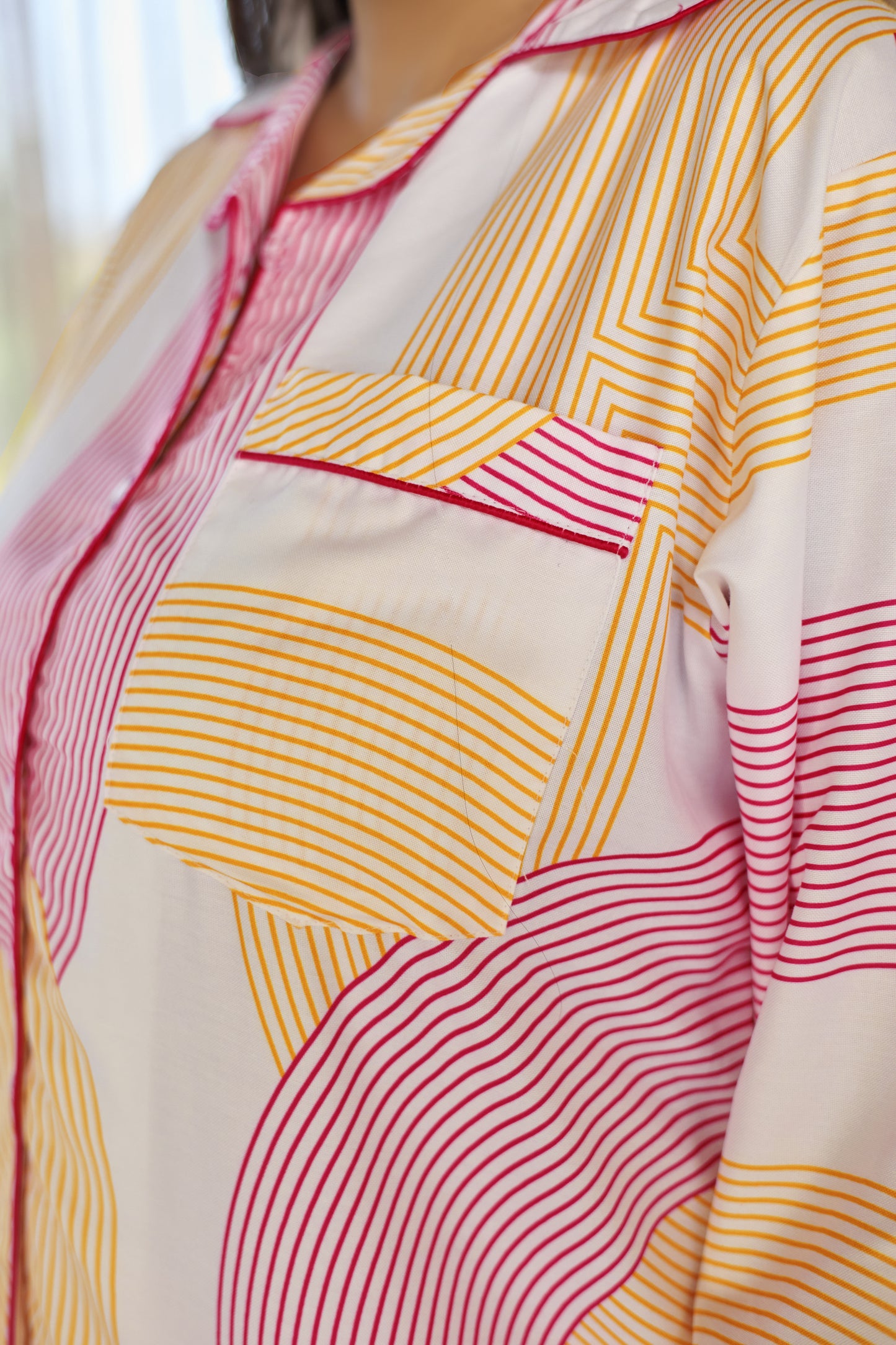 Women's Multicolor Printed Nightsuit Set – Soft & Comfortable Sleepwear
