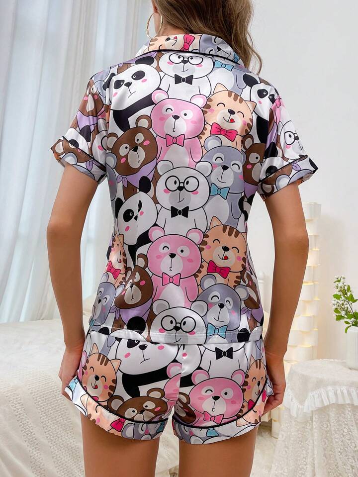 Cute Printed Short Set for Women