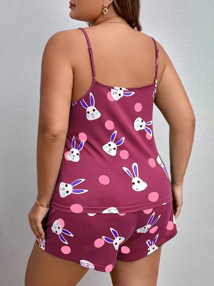 Cute Bunny Short Set for Women