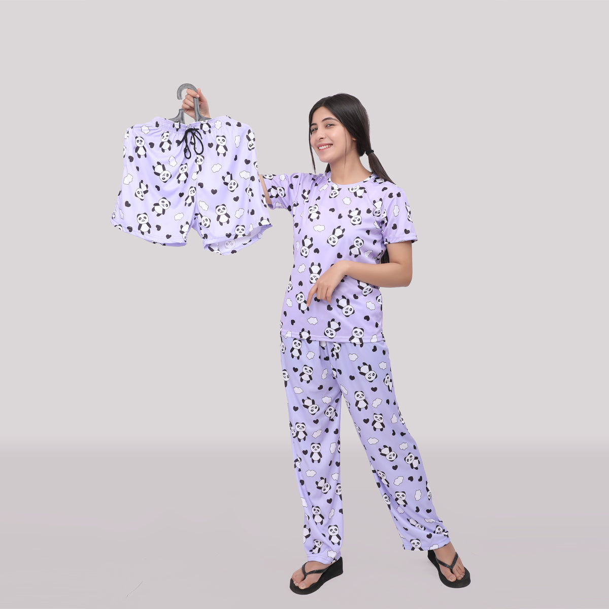 Stylish Printed Night Suit 3 Piece Combo