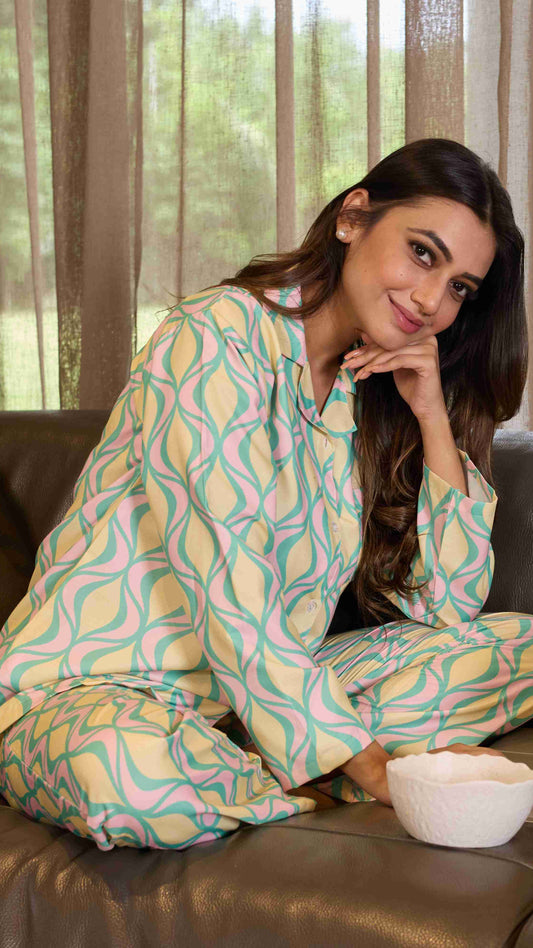 Premium Rayon Night Suit – Soft, Stylish & Dreamy Comfort