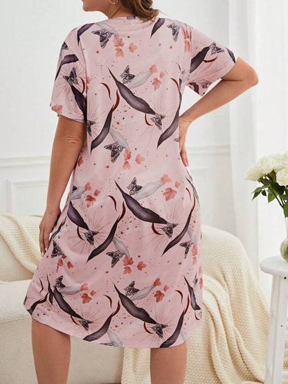 Floral Print Nighty for Women