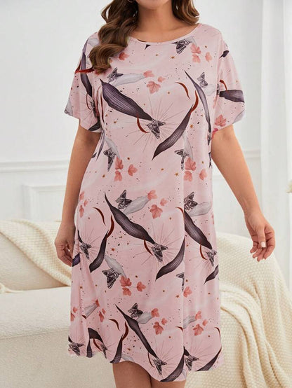 Floral Print Nighty for Women